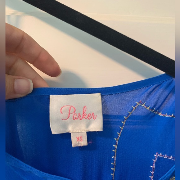 Parker one shoulder beaded blouse - Picture 3 of 5